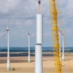 Construcción de un parque eólico relacionada con los proyectos de ABO Energy en Alemania.