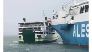 Accidente portuario en filipinas por el tifon Tino