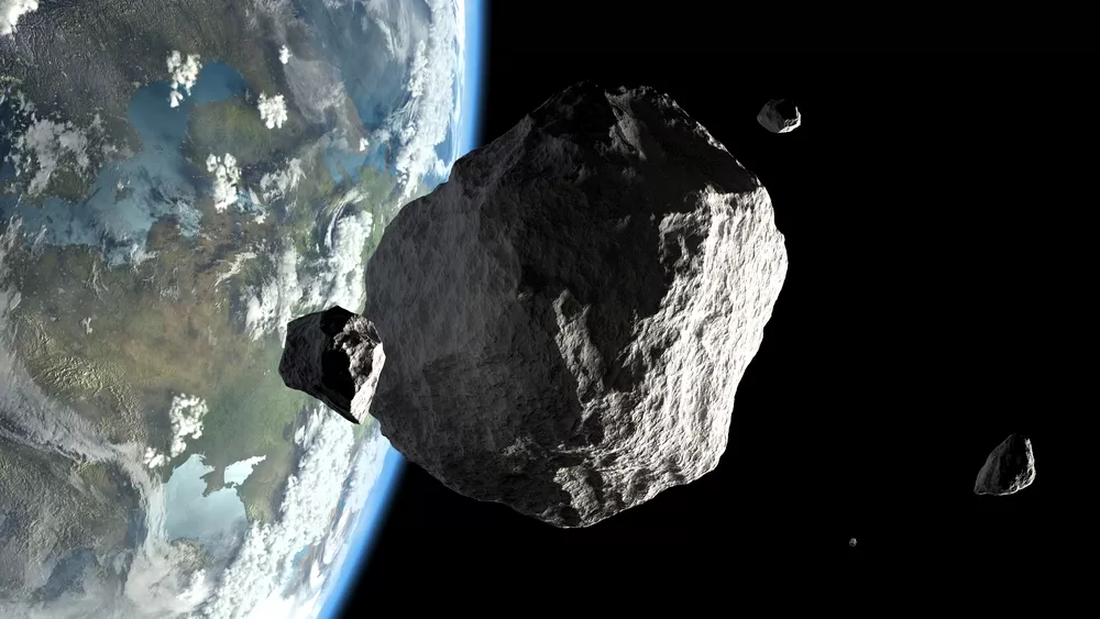 agua en la superficie de 2 asteroides