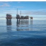 Plataforma en el Mar del Norte destinada