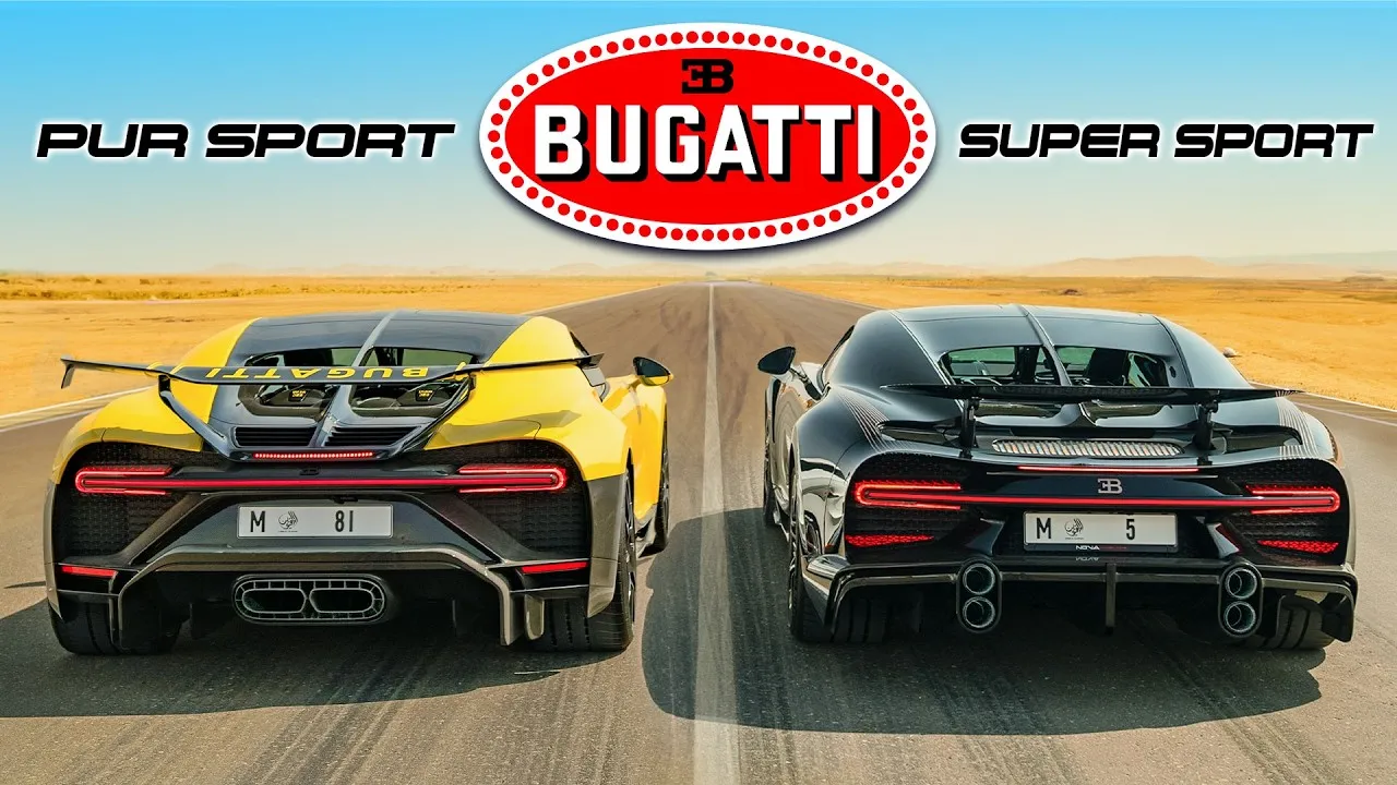 bugatti chiron super sport v pur sport drag race