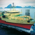 buque que hará el trabajo en el emplazamiento eólico marino