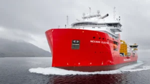 Ulstein Verft entrega a Nexans el buque tendecables Nexans Electra