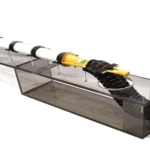Sistema hidroeléctrico con componentes de 3D printing desarrollado por Cadens y ORNL para reducir costos en proyectos de microhidroelectricidad.