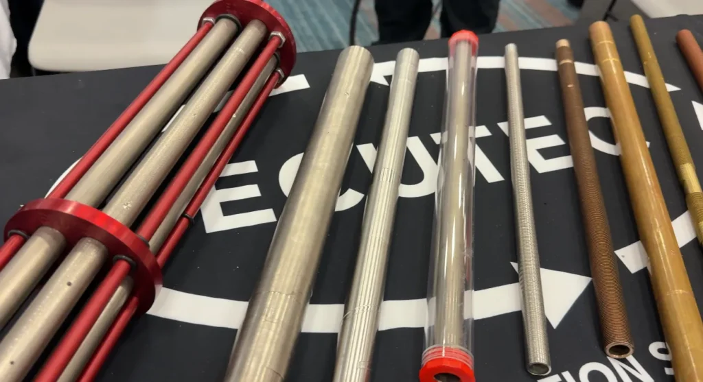 Pipes with machined defects for NDT calibration