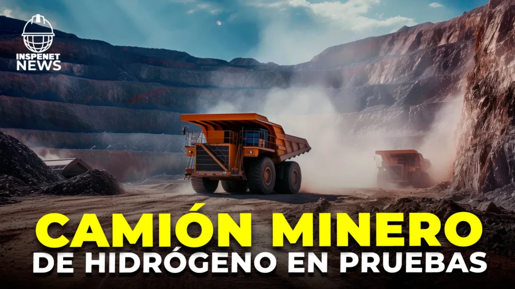 Komatsu da inicio a las pruebas de su camión volquete con motor de hidrógeno