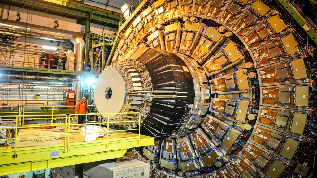 Vista del LHC en el CERN