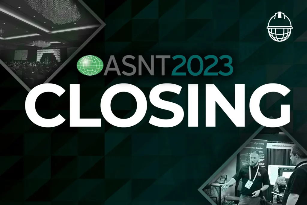 Closing the annual conference ASNT 2023
