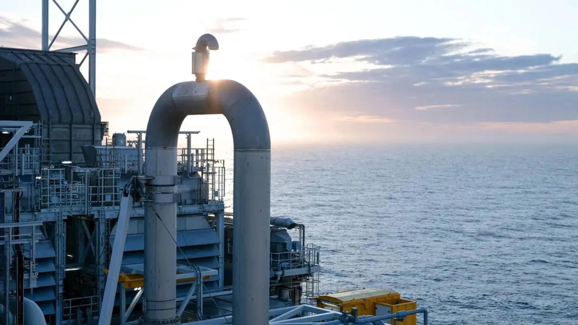 Plataforma petrolera en el mar de Barents