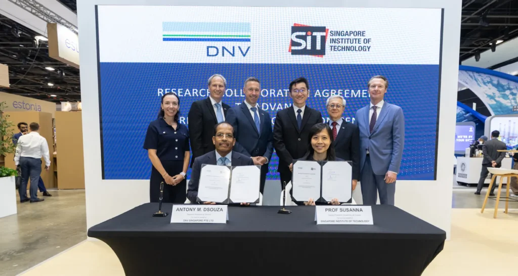 Agreement between DNV & SIT strengthens maritime innovation in Singapore