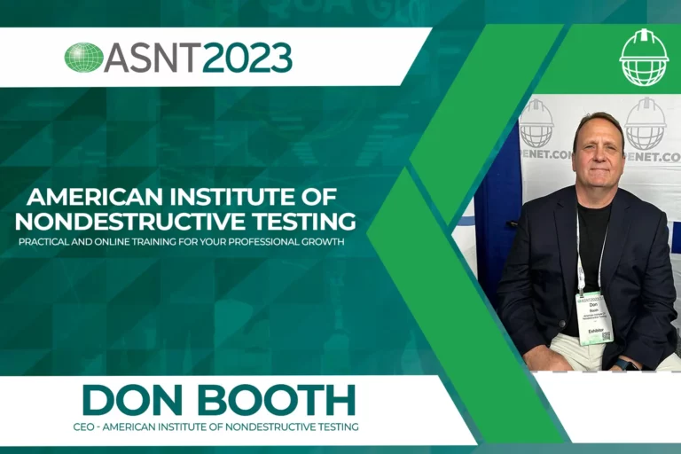 Don Booth, CEO - American Institute of Nondestructive Testing (AINDT)