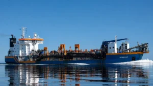 Draga Utrecht de Van Oord retoma el dragado en Itajaí