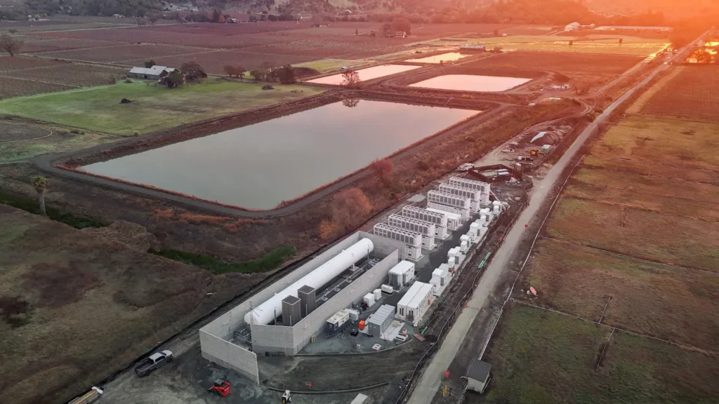 48 horas de energía continua: así funcionará el Centro de Resiliencia de Calistoga