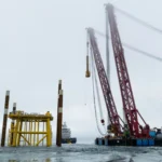 el parque eólico marino de Dieppe-Le-Tréport en Francia