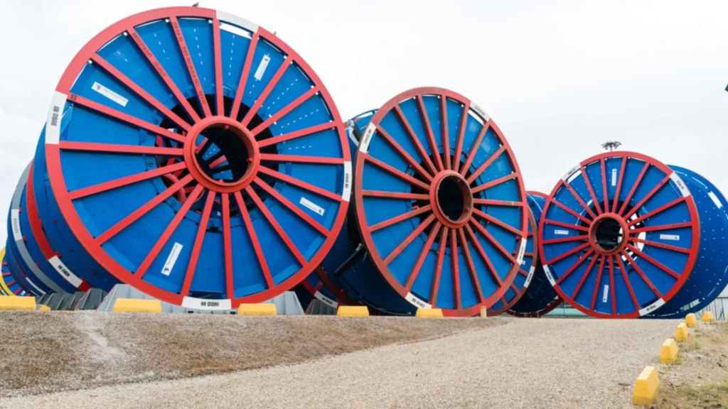 foto de unos cables submarinos