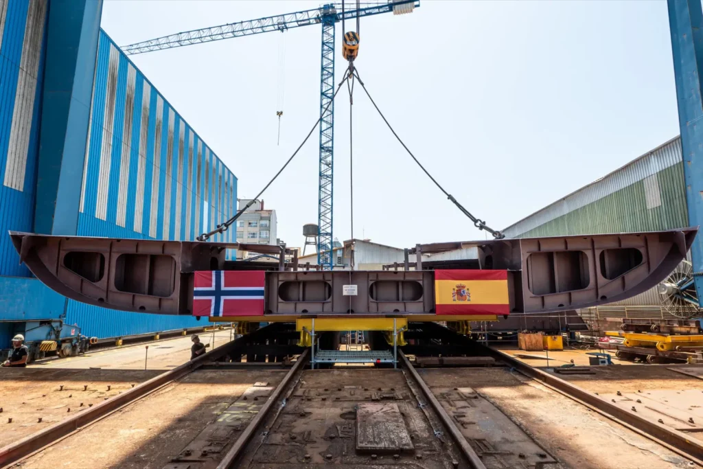 Freire Shipyard lays the keel for the aquaculture vessel Tauriko
