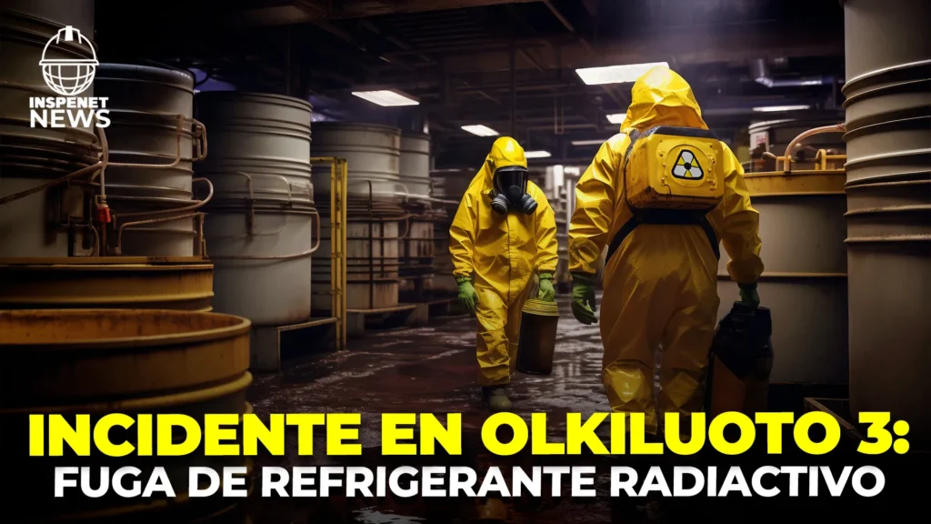 Fuga en Olkiluoto 3: Refrigerante Radiactivo Durante Mantenimiento