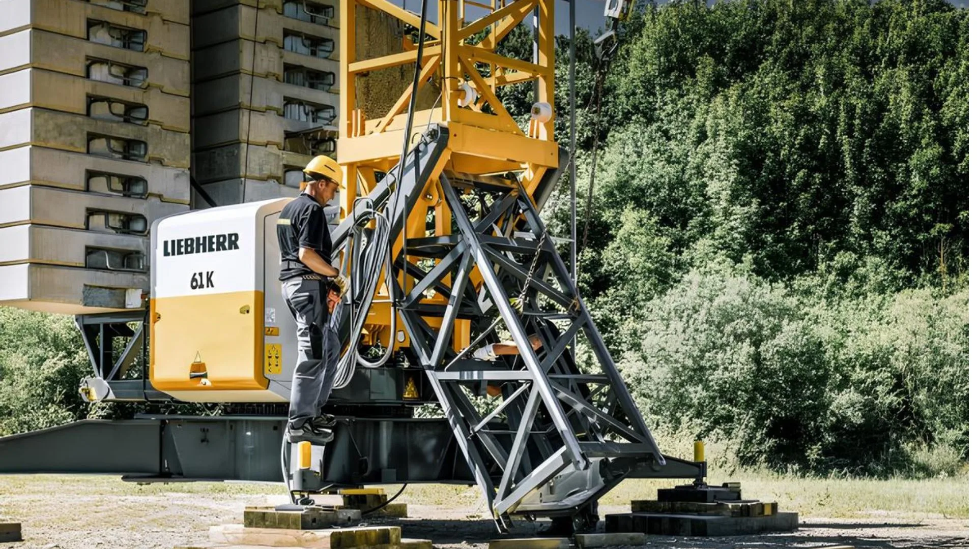 Grúa autoerigible Liebherr 61K