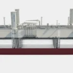 Sistema eSAIL® de Bound4blue instalado en un buque metanero para mejorar la eficiencia energética y reducir emisiones marítimas.