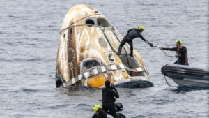 Integrantes de la misión Crew-10 regresan a la Tierra sanos y salvos