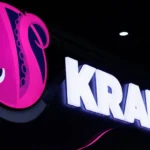 Logotipo iluminado de Kraken Technologies