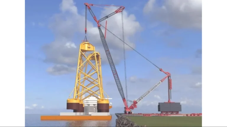 Mammoet-Giant en operaciones para el parque eólico Greater Changhua