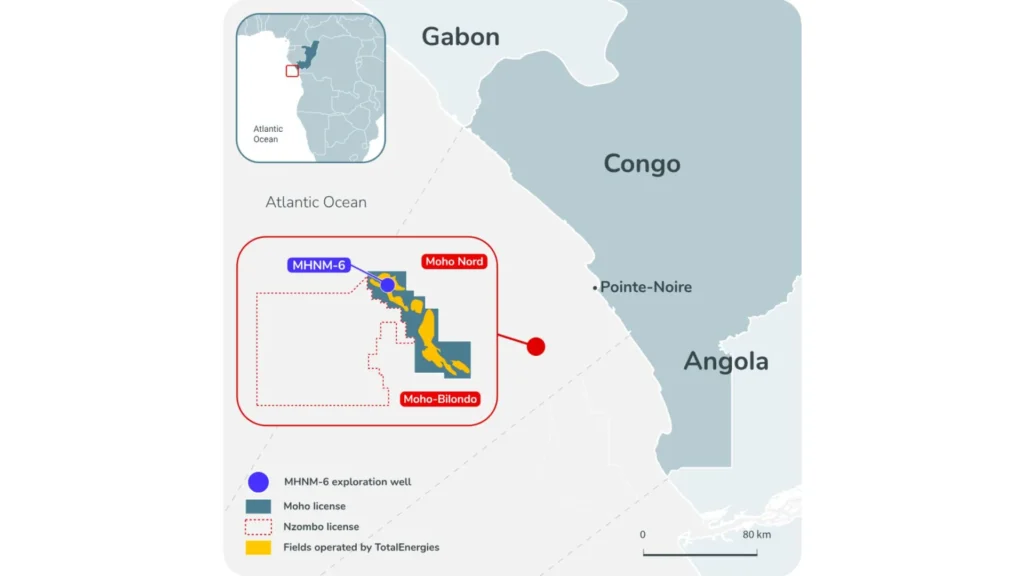 Mapa del descubrimiento de hidrocarburos