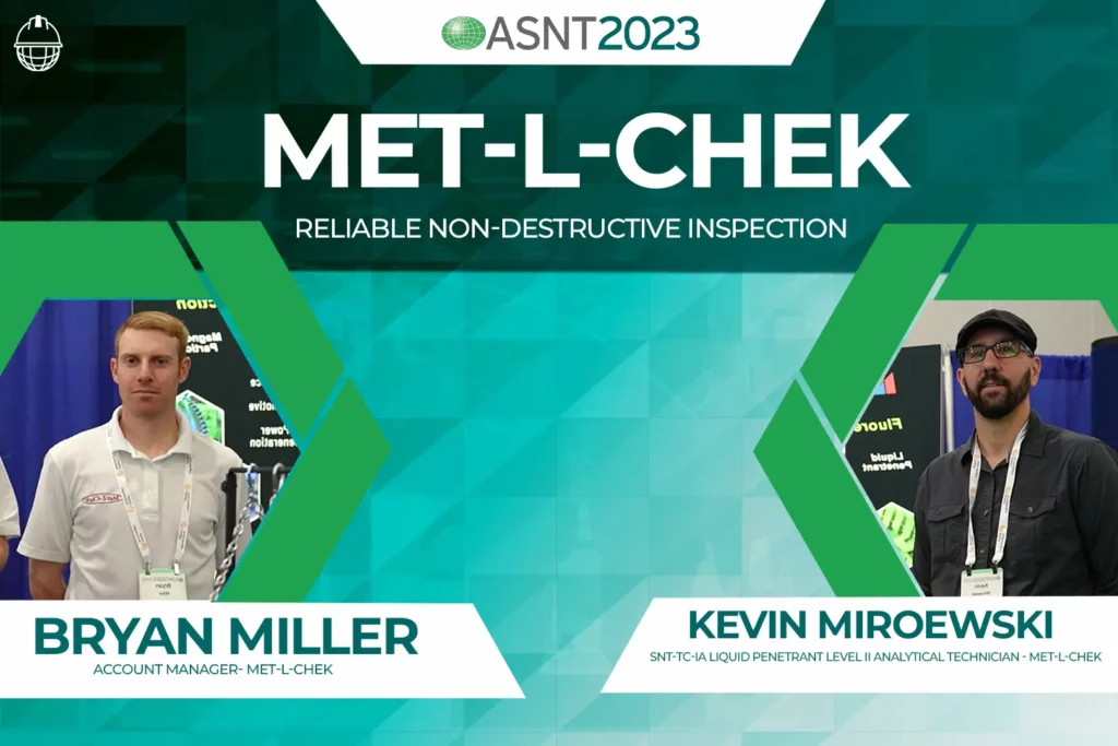Bryan Miller and Kevin Miroewski, from Met-L-Chek