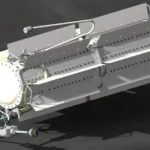 Generador termoeléctrico de radioisótopos desarrollado por L3Harris para futuras misiones espaciales de la NASA en el espacio profundo.