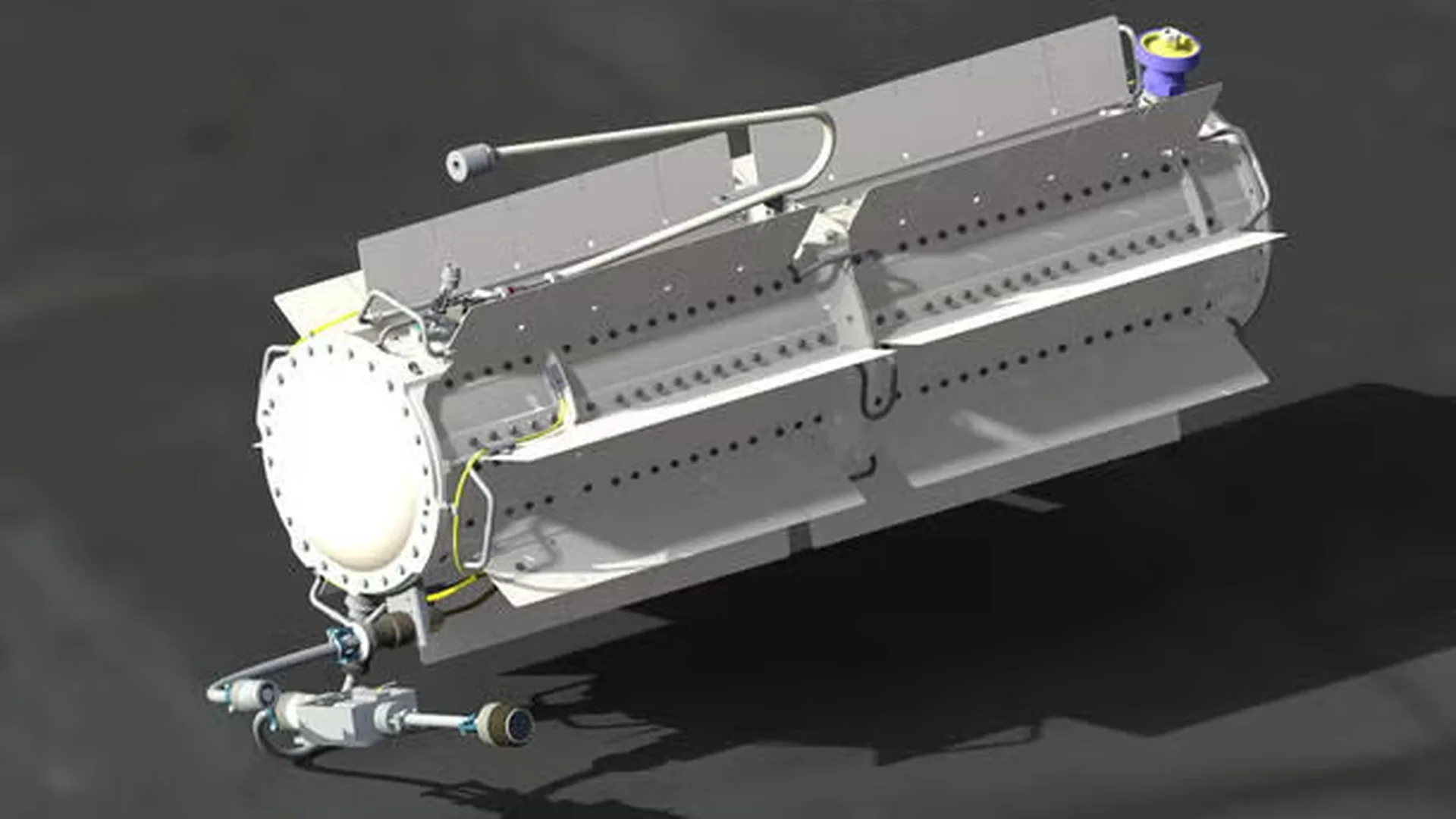 Generador termoeléctrico de radioisótopos desarrollado por L3Harris para futuras misiones espaciales de la NASA en el espacio profundo.