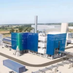 Planta modular Nerea para el reciclaje químico de plásticos que transforma residuos en materia prima circular para la industria petroquímica.