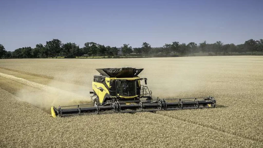 the world's largest combine harvester from New Holland