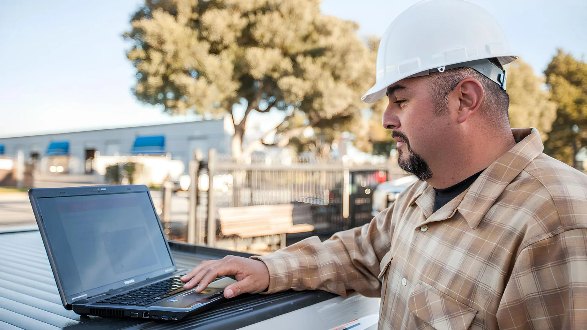 Contratista usando Orange Intel