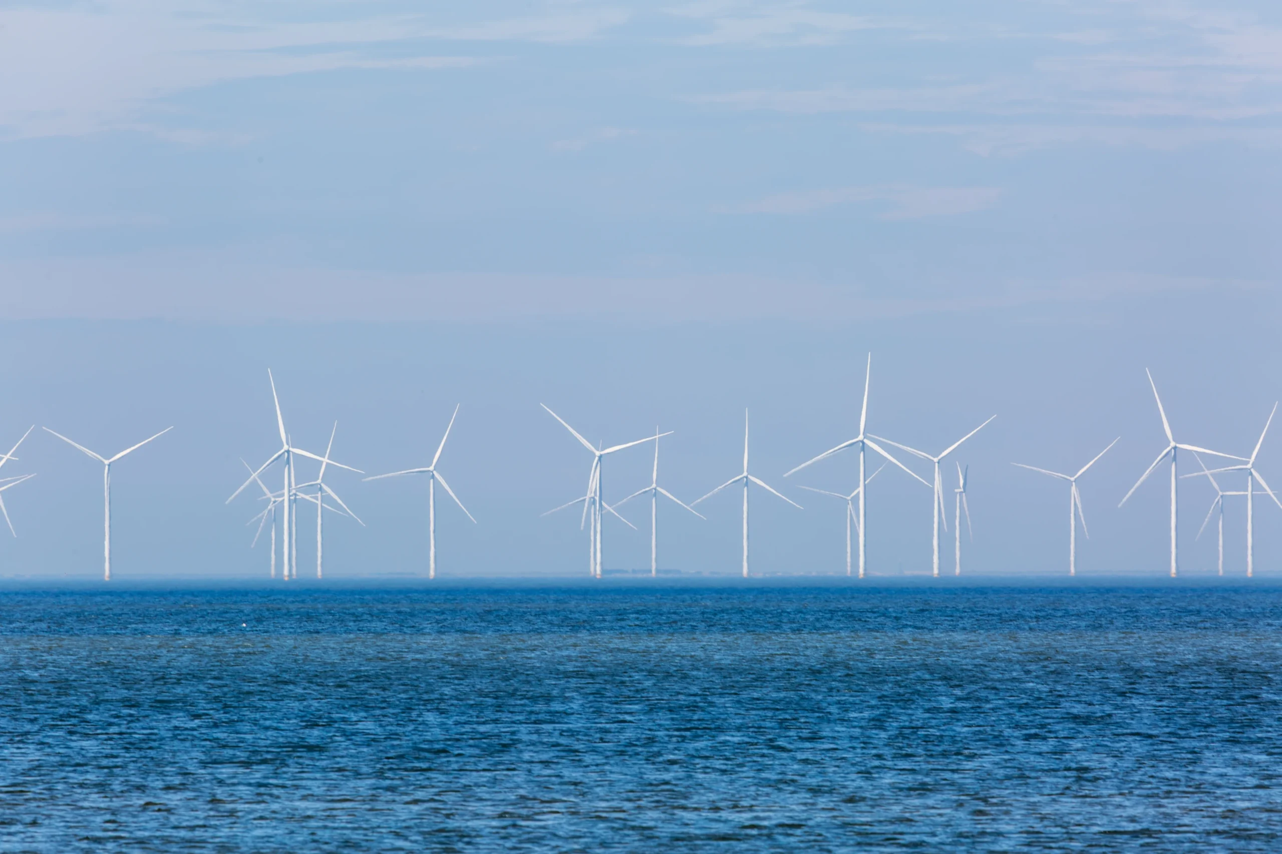 Parque eólico marino asociado al proyecto de TEPCO frente a Choshi, Japón.