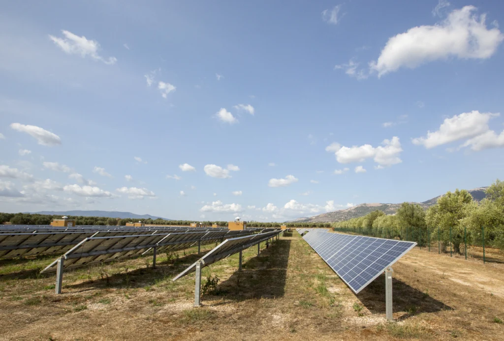 Parque fotovoltaico asociado a la expansión de GreenIT en Italia.