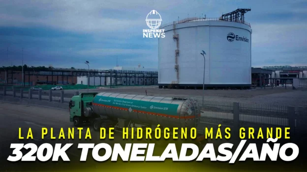La planta de hidrógeno más grande, 320K toneladas/año