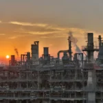 Vista panorámica de la planta Pearl GTL