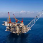 Plataforma petrolera en el campo Leviatán