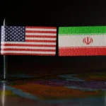 Bnaderas de Irán y EE. UU.