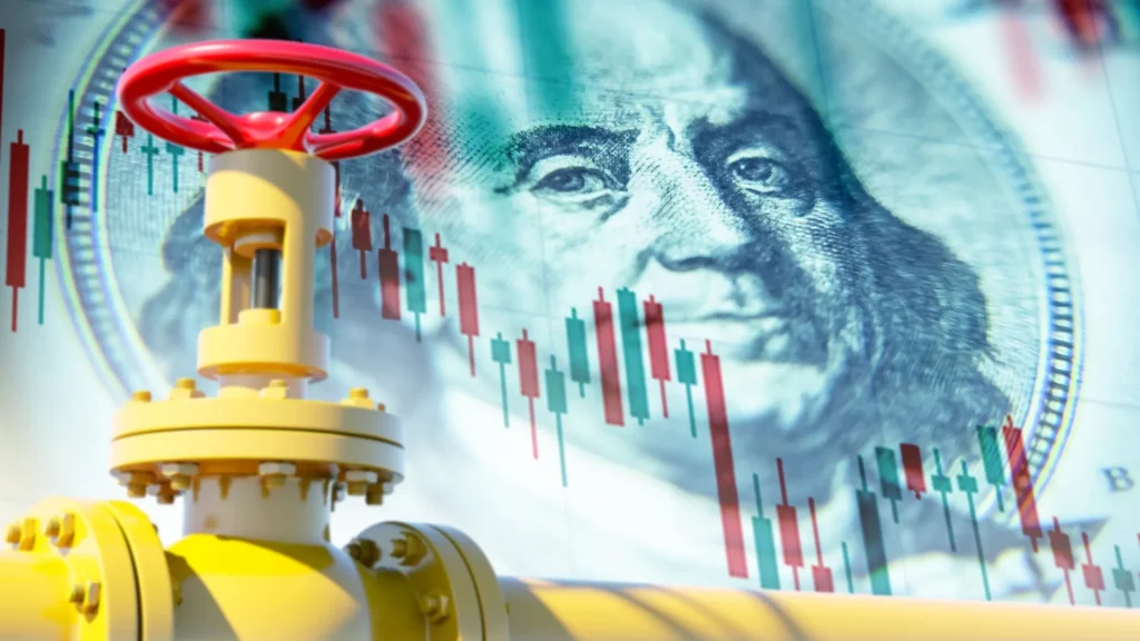 Caída en los precios del gas natural