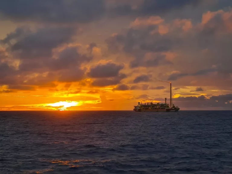 producción de gas marino en Guyana
