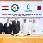 Ejecutivos de QatarEnergy y EGAS