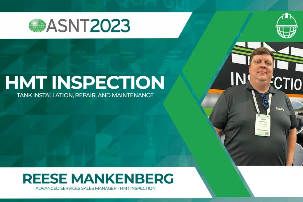 Reese Mankenberg Advances Services Sales Manager - HMT Inspection asnt 2023