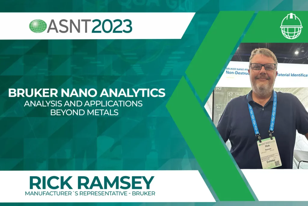 Rick Ramsey, Manufacturer's Representative Bruker Nano Analytics