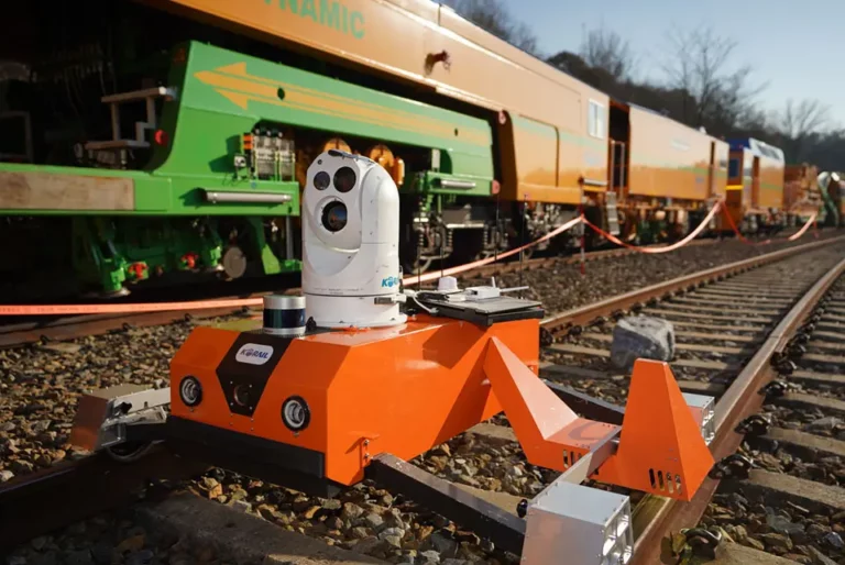 robot con IA para inspecciones ferroviarias