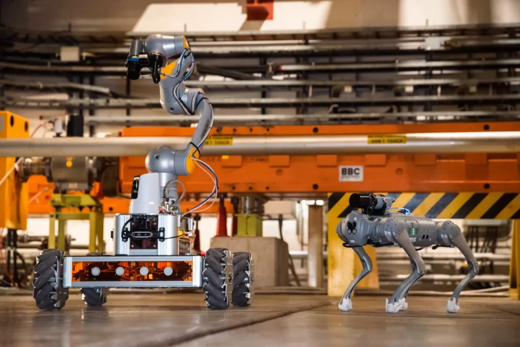 El CERN presentó un robot de cuatro patas para inspeccionar zonas de radiación nuclear