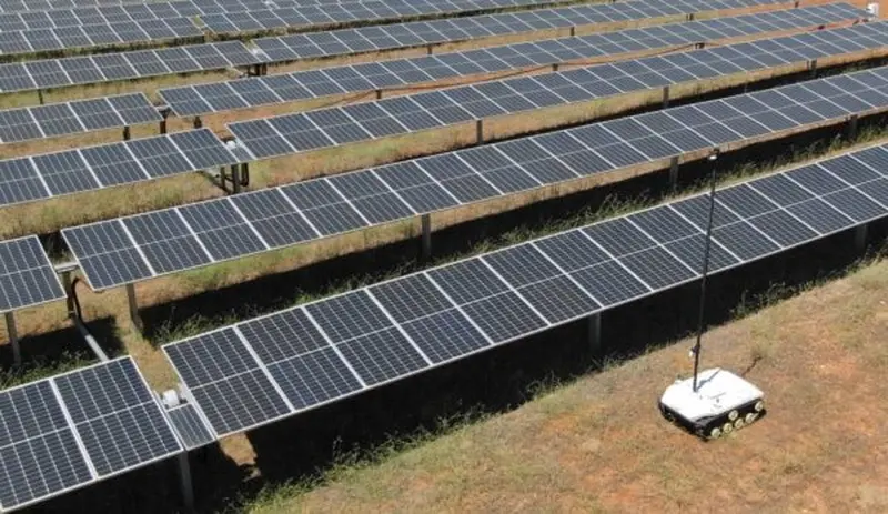 photovoltaic plant inspection robot