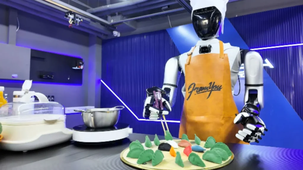 STAR1 humanoid robot surprised by showing off its new abilities