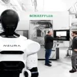Robots humanoides de NEURA en fábrica de Schaeffler
