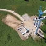 RWE avanza en la construcción del parque eólico Serra Giannina de 42 MW en Basilicata, Italia.